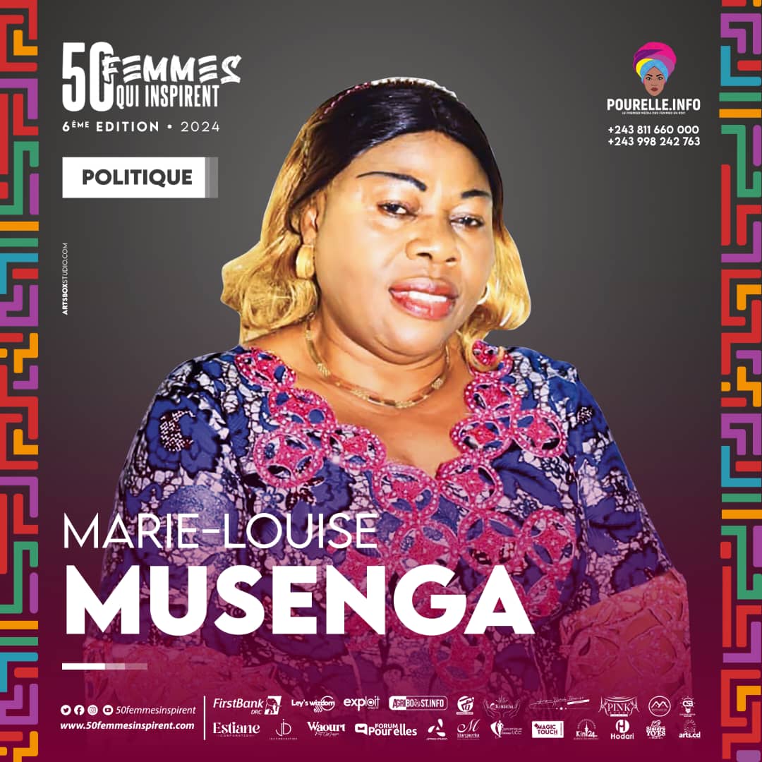 Marie Louise MUSENGA MAFO, le visage politique du Lualaba